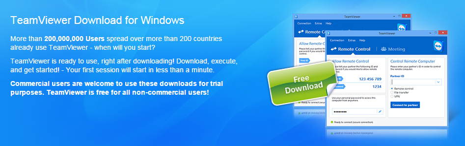 TeamViewer-Top 10 Software to Share Desktop Screen Remotely