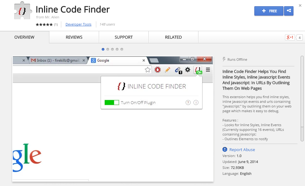 Inline Code Finder-Best Chrome Extensions for Developers